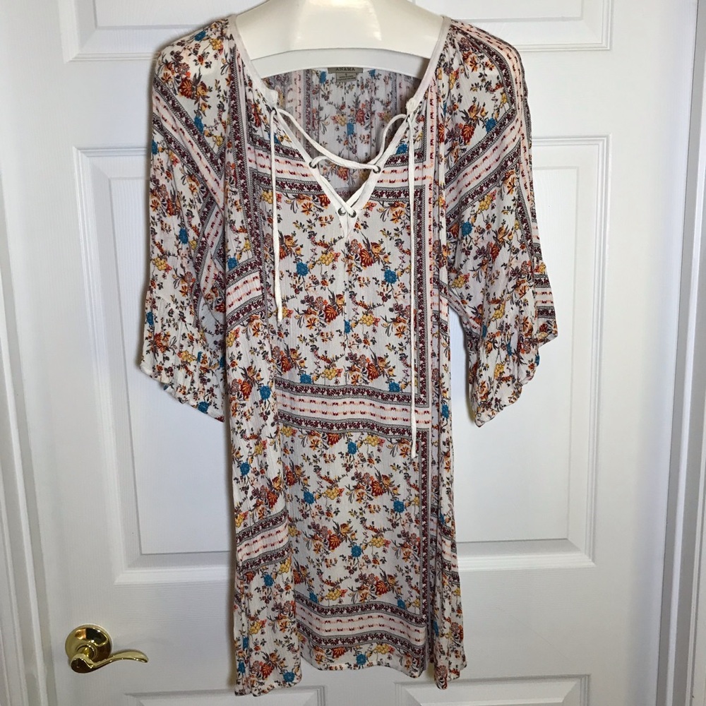 Anama Floral Tunic Dress - Picture 1 of 7